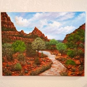 Origional Oil Painting 'painted Hills-OR'